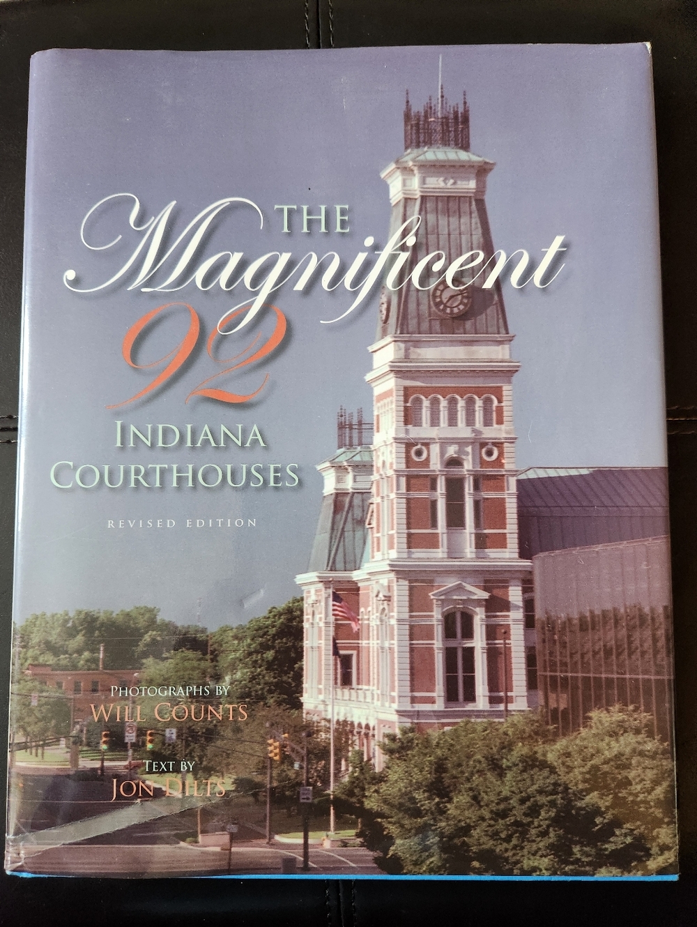 The Magnificent 92 Indiana Courthouses - Lavender Hardcover Book